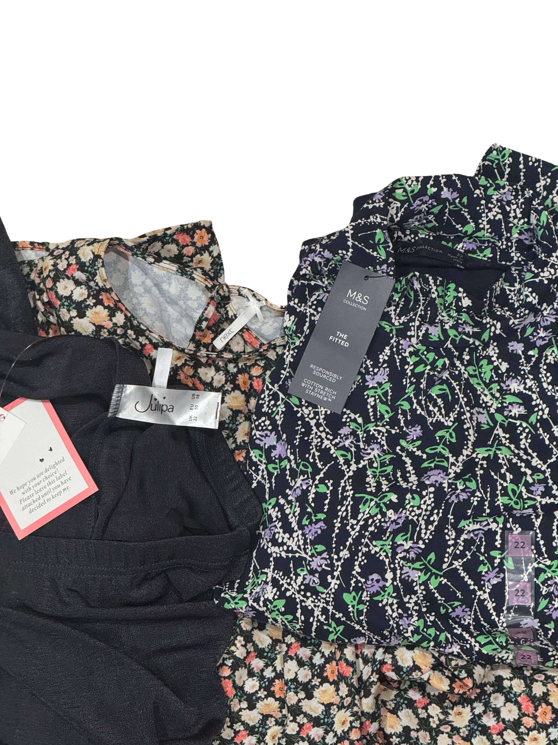 Plus Size - 16 to 32+ - Women's Assorted - Grade A - 10kg - £5.50 per kg