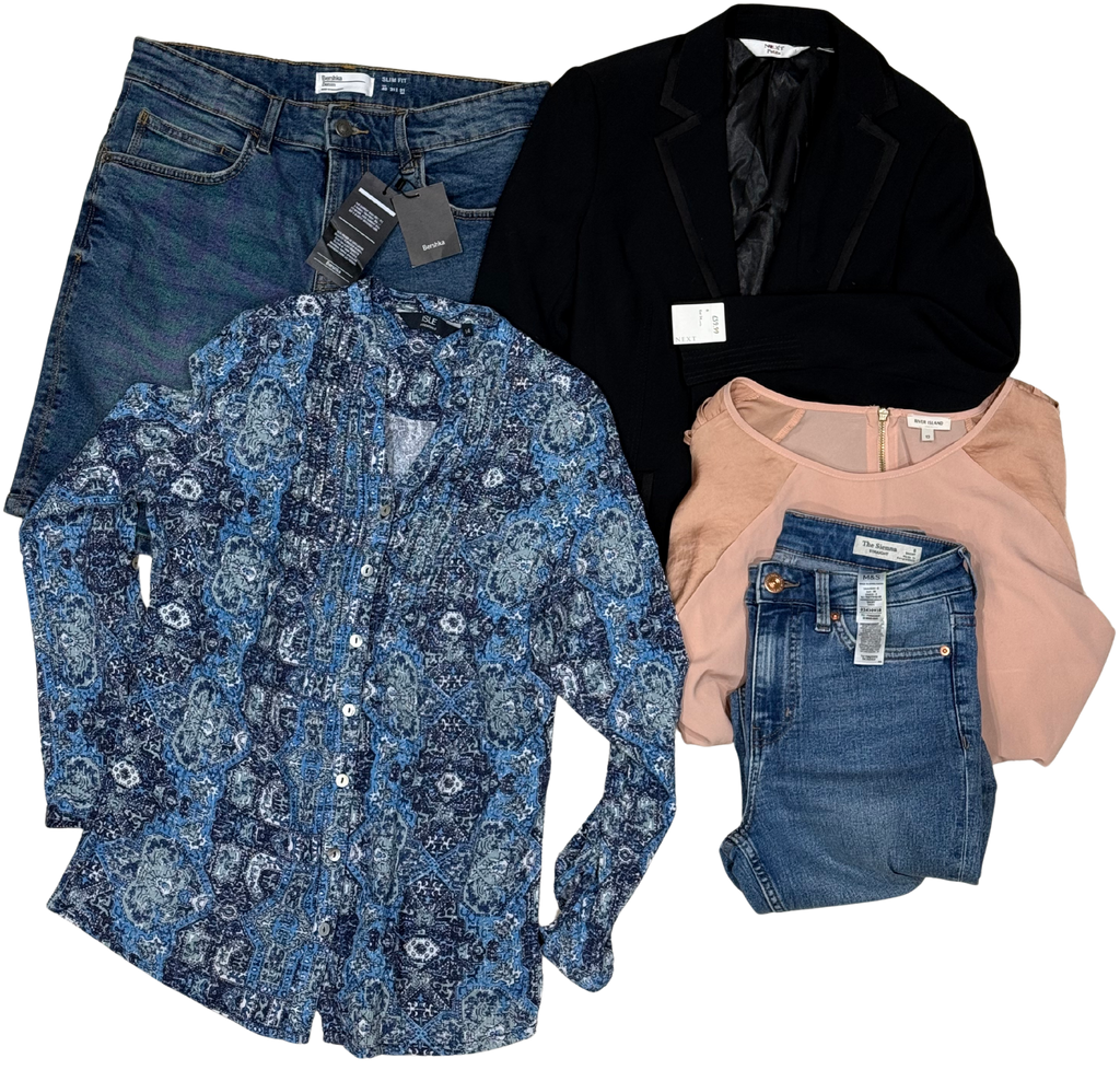 Women's Brands 1, High Street Clothing Wholesale Bundle - Approximately 19 Items - Grade A - 5kg - £5 per kg