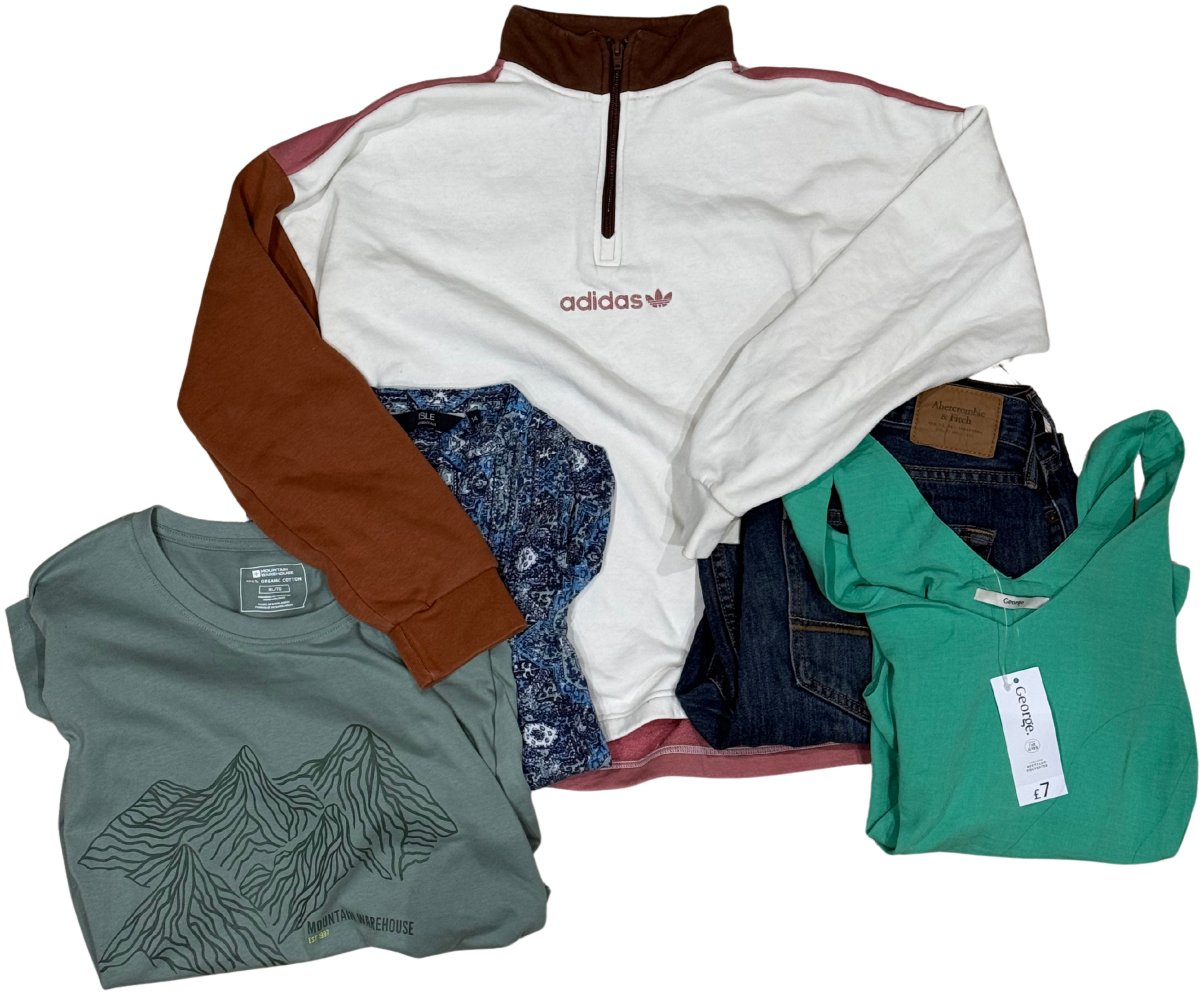 Sample Premium Branded, Men's A1/2, Women's A1/2 Clothing Wholesale Bundle - Grade A - 15kg - £5.26 per kg
