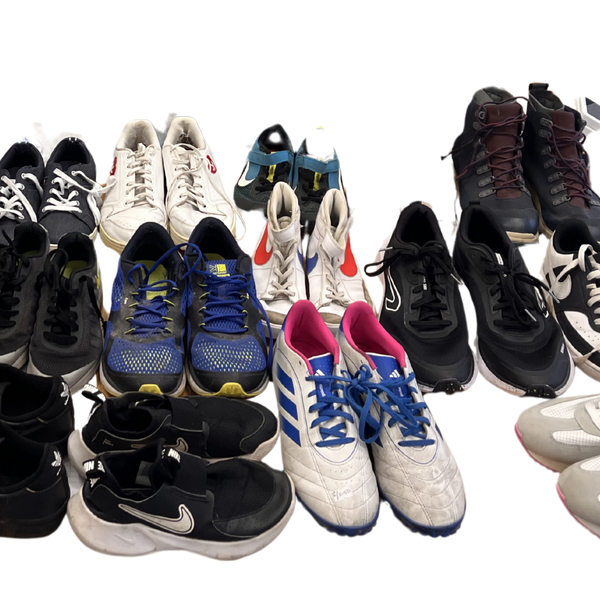 Footwear, Shoes, Trainers, Men's & Women's Wholesale Bundle - Grade A/B - 5 pairs - £2 per pair